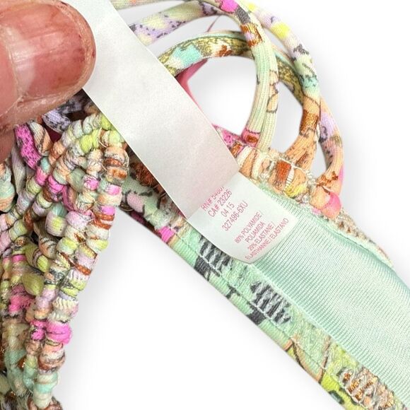 Victoria’s Secret Women’s Black Archives Beach Macrame Halter Push-Up Bikini Top - Picture 9 of 10